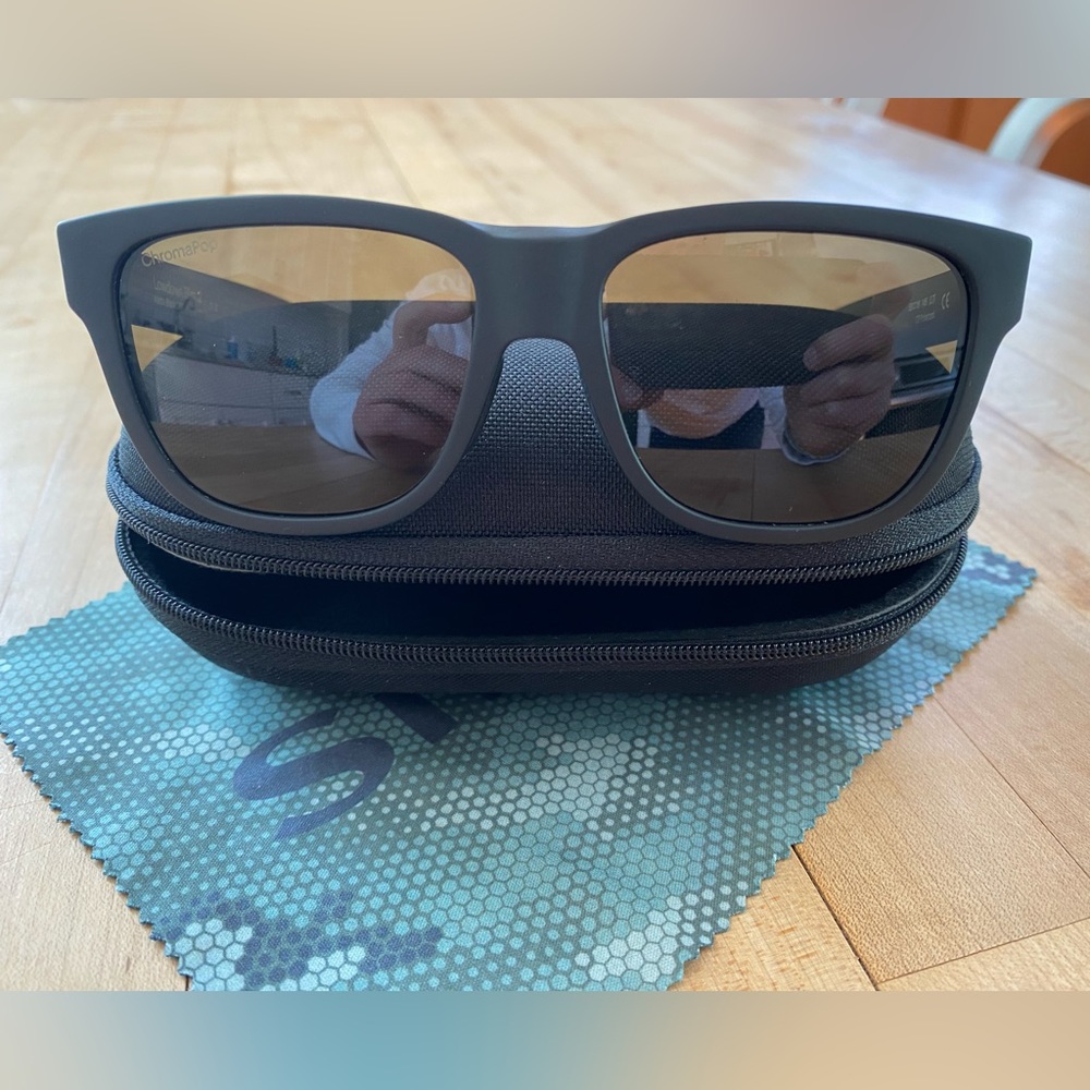 Smith Lowdown Slim 2 Sunglasses - Polarized ChromaPop - Matte Black